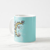 Mug Witchy Moon Floral Boho Art (Devant gauche)