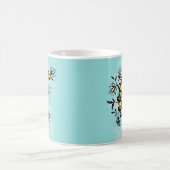 Mug Witchy Moon Floral Boho Art (Centre)