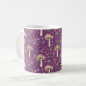 Mug Witchy Plum Purple Fungi Seamless Pattern Gift (Devant gauche)