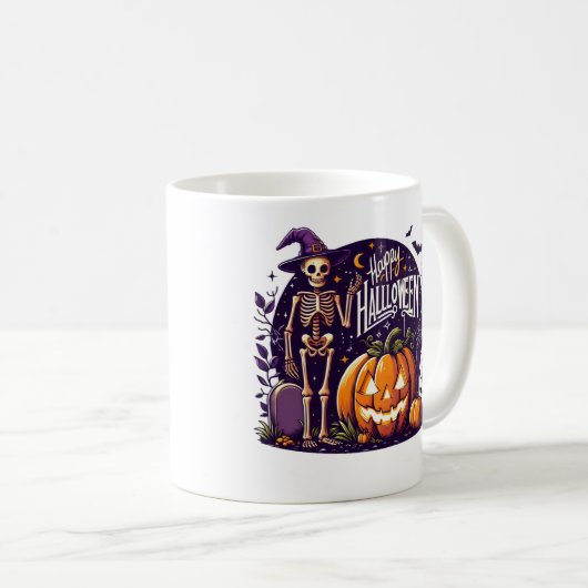 Mug Witchy Skeleton's Night (Devant droit)