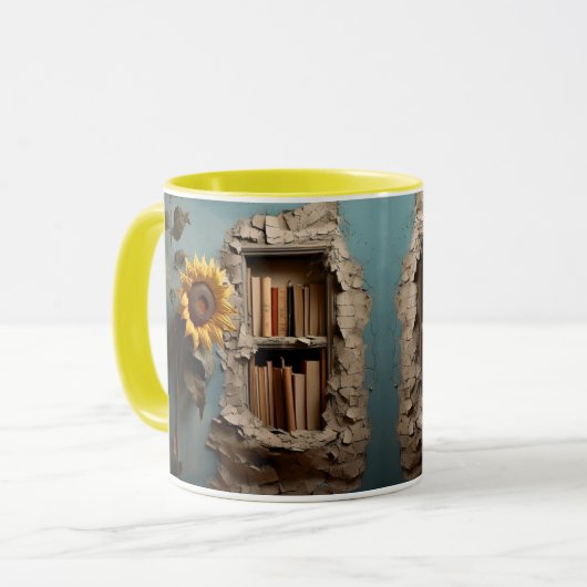 Mug with a book design (Devant gauche)