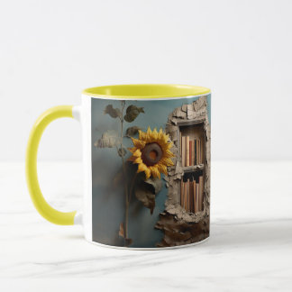 Mug with a book design mok
