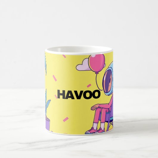 Mug With Astronaut Relaxing in his Chair (Centre)