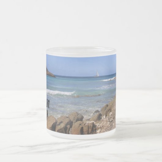 Mug with Beach Image à Antigua (Centre)