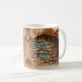 Mug with book design (Devant droit)