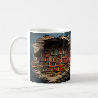 Mug with book design koffiemok
