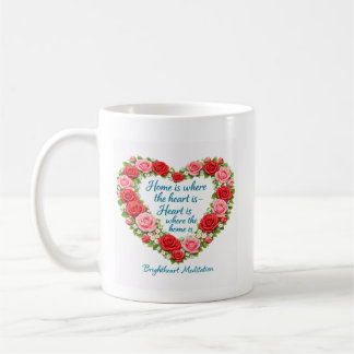 Mug with Brightheart Meditation logo Koffiemok