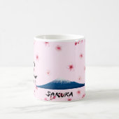 Mug with cherry blossoms and Mt. Fuji (Centre)