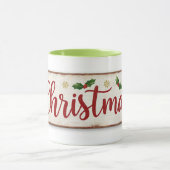 mug with christman writing (Centre)