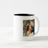 Mug with Customizable Photo Tweekleurige Koffiemok (Voorkant rechts)
