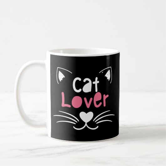 Mug with cute design for cat lovers (Gauche)
