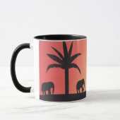 Mug with Elephant Design (Gauche)