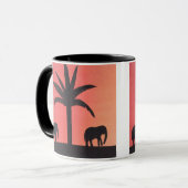 Mug with Elephant Design (Devant gauche)