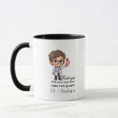 Mug With Every heart I take cardiologist Personalized  (Gauche)