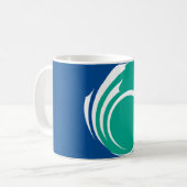 Mug with Flag of Ottawa, Canada Koffiemok (Voorkant links)