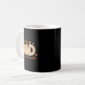 Mug With God All Things Are Ssible Fall Pumpkin Patter (Devant gauche)