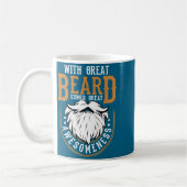 Mug With Great Beard Comes Great Awesomeness Funny Bea (Gauche)
