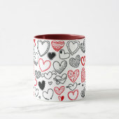 Mug with hearts as a gift for mum (Centre)