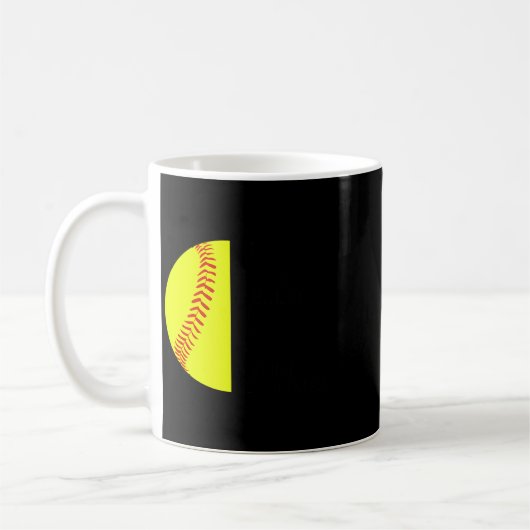Mug With Jesus In Her Heart And A Softball She Is Unst (Gauche)