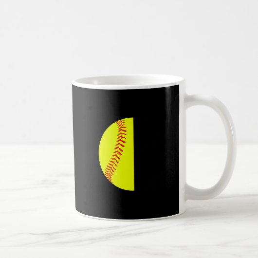 Mug With Jesus In Her Heart And A Softball She Is Unst (Droite)