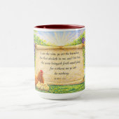 Mug with John 15:5 Scripture Mok (Midden)