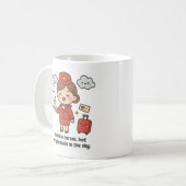 Mug with kawaii stewardess (Devant gauche)