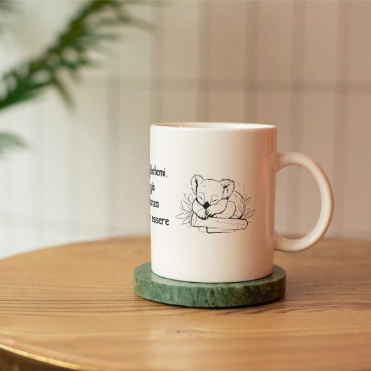  Mug with Koala Design – Funny Italian Phrase