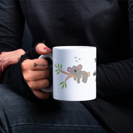 Mug with Koala Design – Funny Italian Phrase