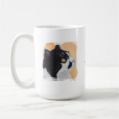 Mug with painting of pets (Gauche)