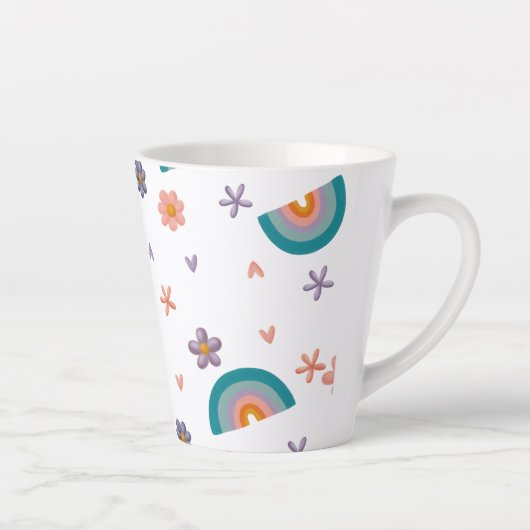 Mug with Rainbow and Stars – Cute Aesthetic Design (Droite)