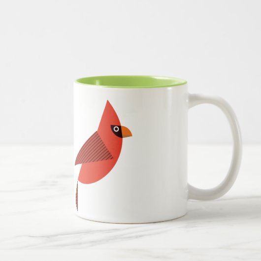 mug with red cardinal bird gift (Droit)