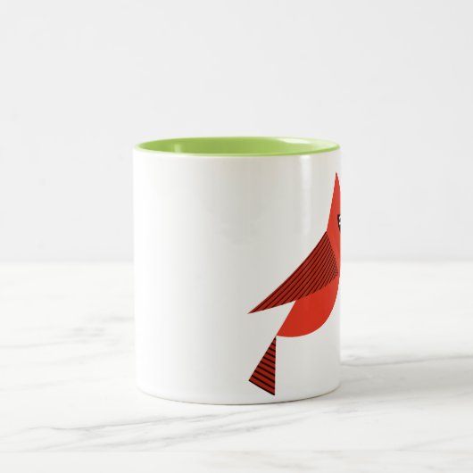 mug with red cardinal bird gift (Centre)