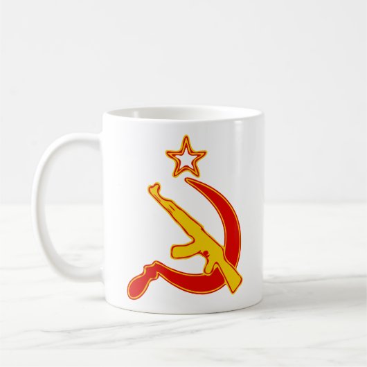 Mug *with Star* d'AK-47 et de faucille (Gauche)