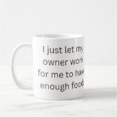Mug with the Lazy Cat (Gauche)