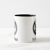 Mug with The Session Man design (b&w) (Centre)