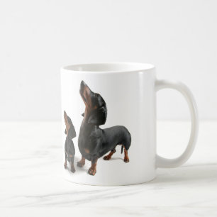 Mug with two dogs, dachshund
