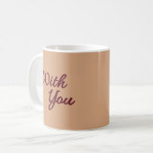 Mug With You – Romantic Minimal Couple Illustration (Devant gauche)