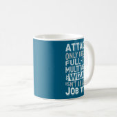 Mug Wizard Job Title Quote - Funny Attache Long Sleeve (Devant droit)
