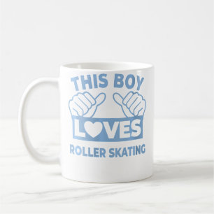 Mug Wo Ce Garçon Aime Le Patin À Roulettes Patinage À