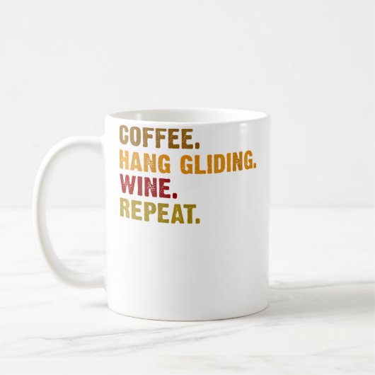 Mug Wo Coffee Vol en Planeur Vin Répéter (Gauche)
