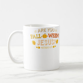 Mug Wo êtes-vous Fall-O-Ween Jésus-Christ Automne Sall