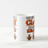 Mug Wo Facilement Distrait Par L'argile De Poterie Art (Centre)