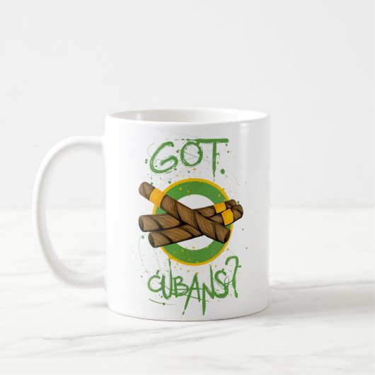 Mug Wo Got Cuban Cigars Cubano Cigar (Gauche)