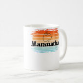Mug Wo Maranatha Dove Christian Revolution Jesus Peopl (Devant droit)