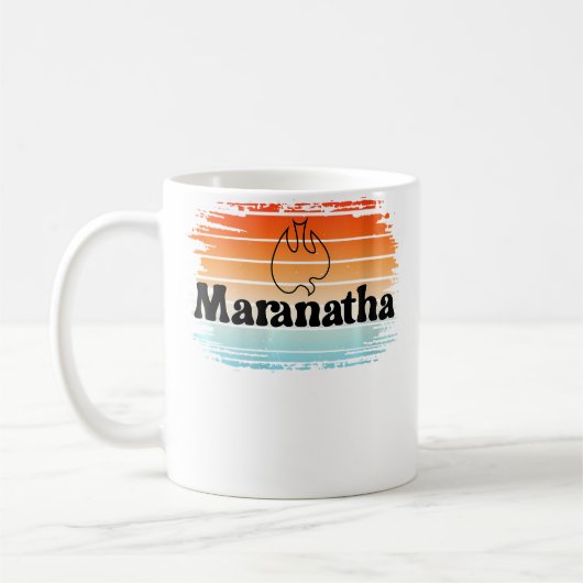Mug Wo Maranatha Dove Christian Revolution Jesus Peopl (Gauche)