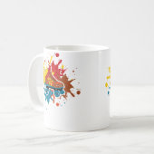 Mug Wo Roller Skating Filles Patins 80S (Devant gauche)