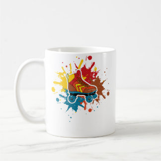 Mug Wo Roller Skating Filles Patins 80S