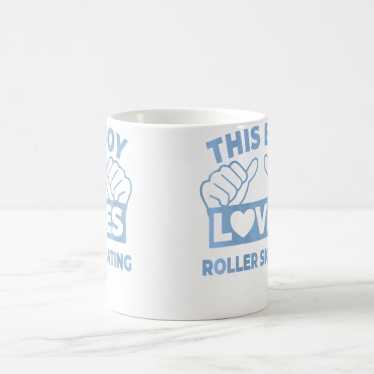 Mug Wo This Boy Loves Roller Skating Roller Skating Ro (Centre)