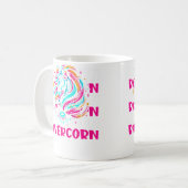 Mug Wo Unicorn Electro Rave Raver Hardtekk Techno Rave (Devant gauche)