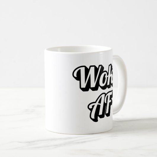 Mug Woke AF (Devant droit)